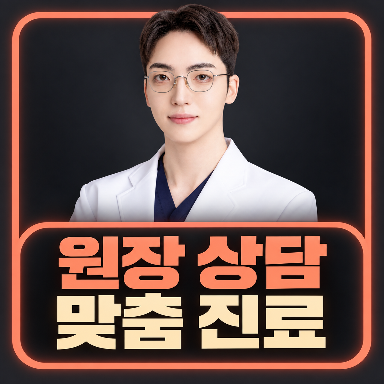 하창익 대표원장 사진과 원장 상담·맞춤 진료 안내